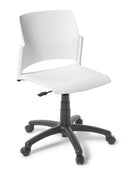 Spring Swivel Chair White