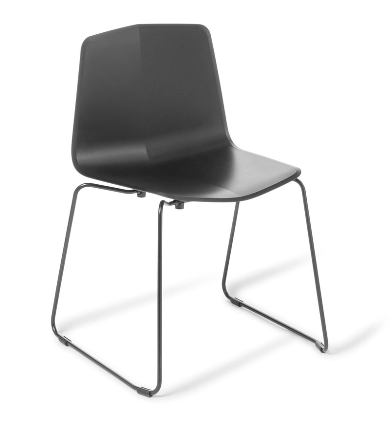Stratos Meeting Chair Black / Black Sled