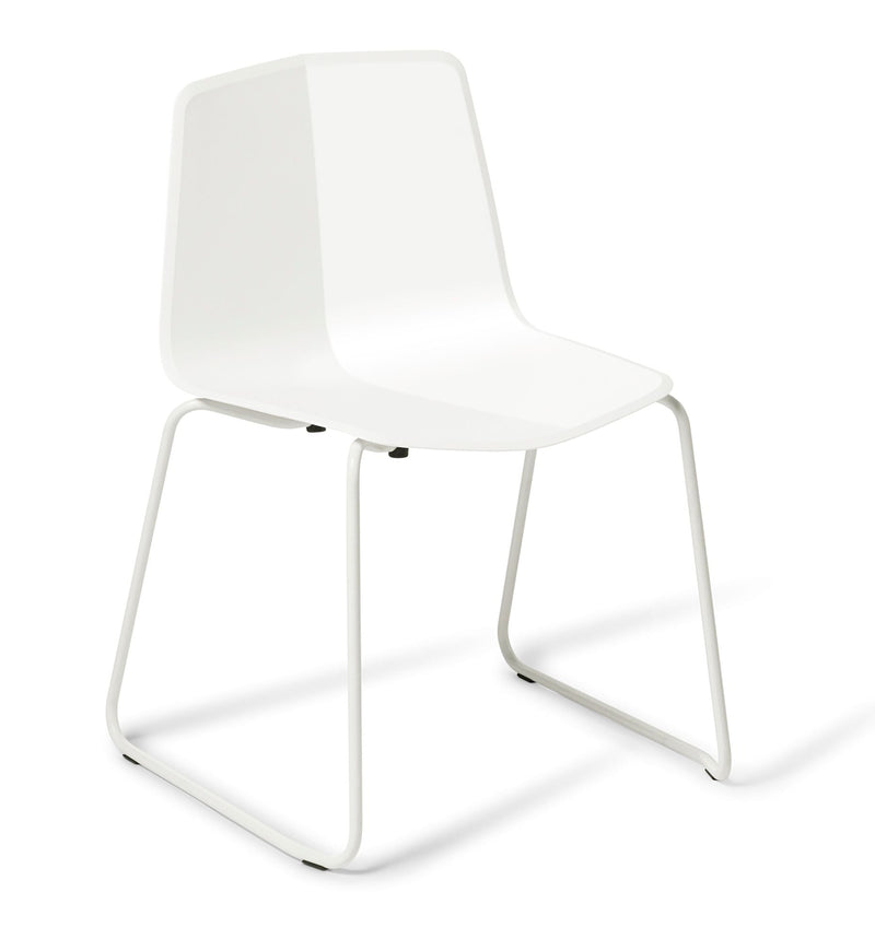 Stratos Meeting Chair White / White Sled