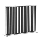 Studio Divide Floor Standing Screen 150 Degree Slat Angle 1500 x 1200 / White / Black