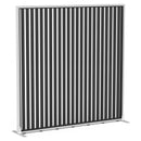 Studio Divide Floor Standing Screen 150 Degree Slat Angle 1800 x 1800 / White / Black