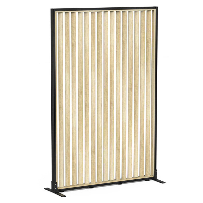 Studio Divide Floor Standing Screen 150 Degree Slat Angle