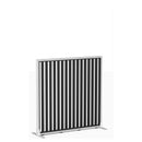 Studio Divide Floor Standing Screen 90 Degree Slat Angle 1200 x 1200 / White / Black