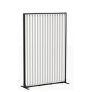 Studio Divide Floor Standing Screen 90 Degree Slat Angle 1200 x 1800 / Black / White