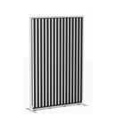 Studio Divide Floor Standing Screen 90 Degree Slat Angle 1200 x 1800 / White / Black