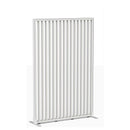 Studio Divide Floor Standing Screen 90 Degree Slat Angle 1200 x 1800 / White / White