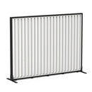 Studio Divide Floor Standing Screen 90 Degree Slat Angle 1600 x 1200 / Black / White