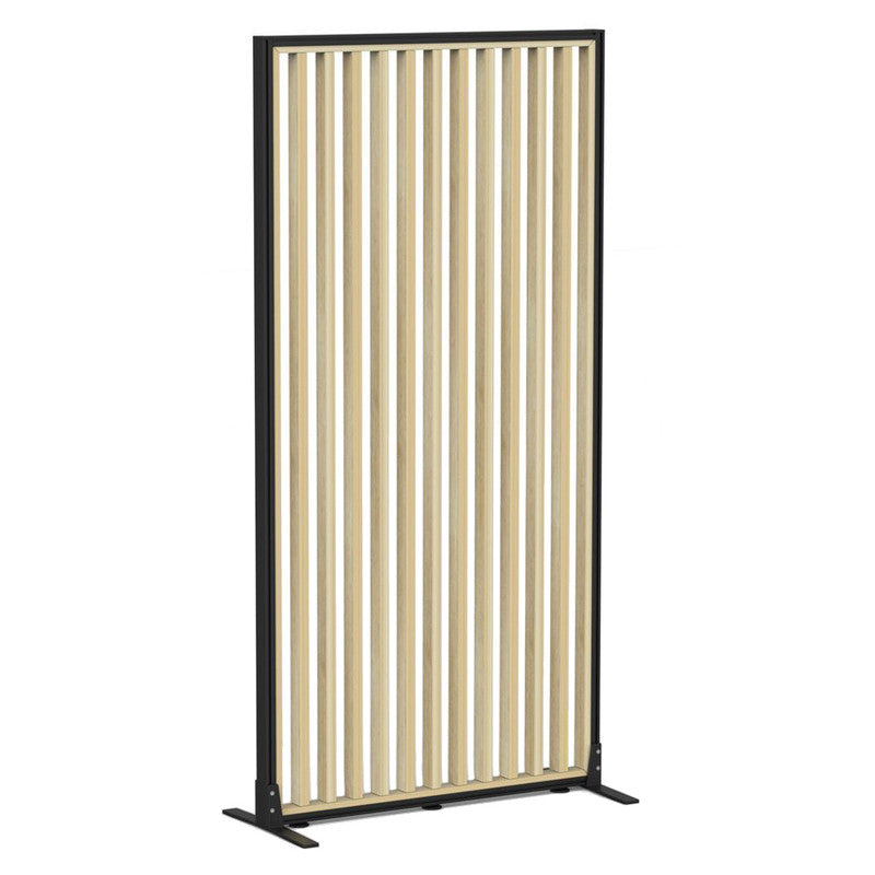 Studio Divide Floor Standing Screen 90 Degree Slat Angle