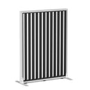 Studio Divide Floor Standing Screen 90 Degree Slat Angle 900 x 1200 / White / Black