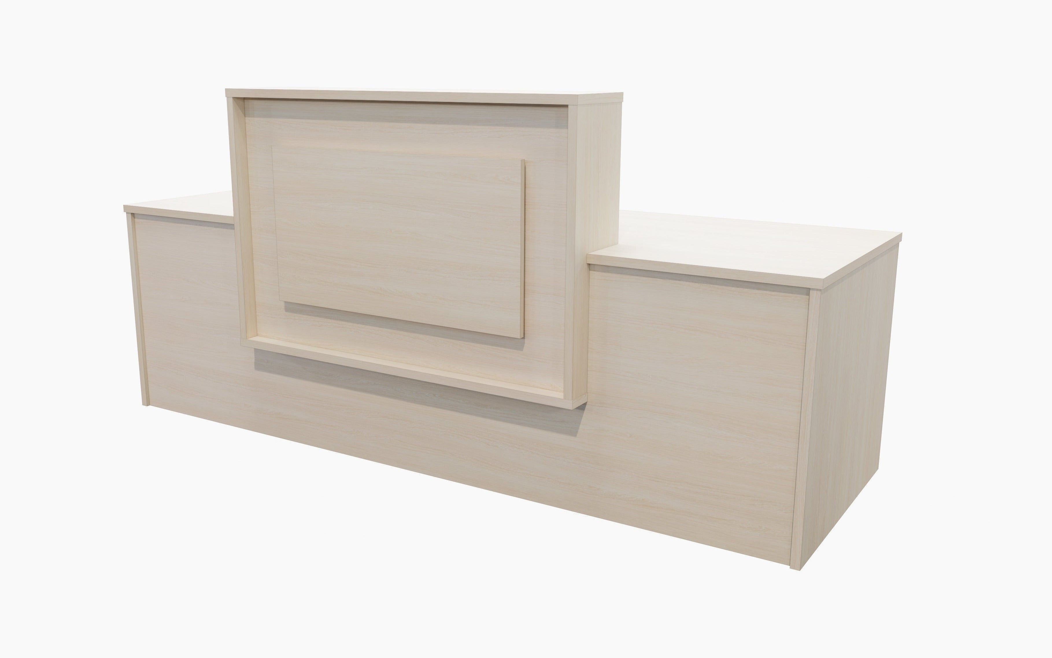 Tasman Reception Desk 1700x800x1125 / Seasoned Oak
