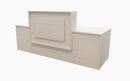 Tasman Reception Desk 1700x800x1125 / Seasoned Oak