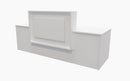 Tasman Reception Desk 1700x800x1125 / White