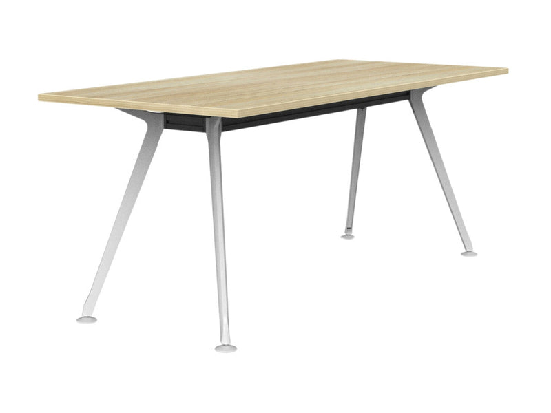 Team Boardroom Table 1800 x 800 / Atlantic Oak / White