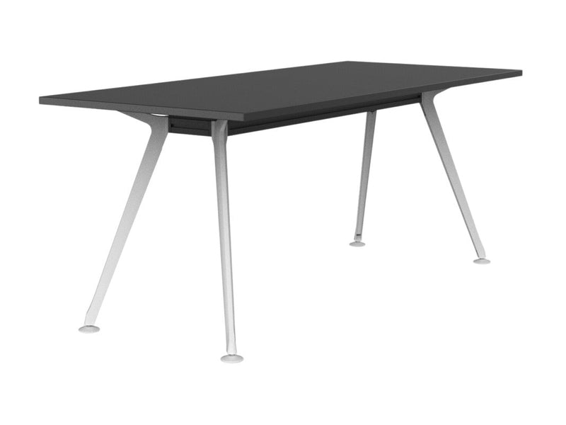 Team Boardroom Table 1800 x 800 / Black / White