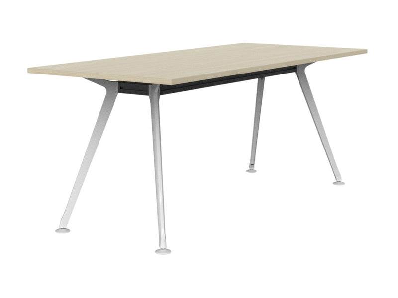 Team Boardroom Table 1800 x 800 / Nordic Maple / White
