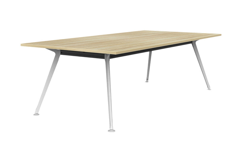 Team Boardroom Table 2400 x 1200 / Atlantic Oak / White