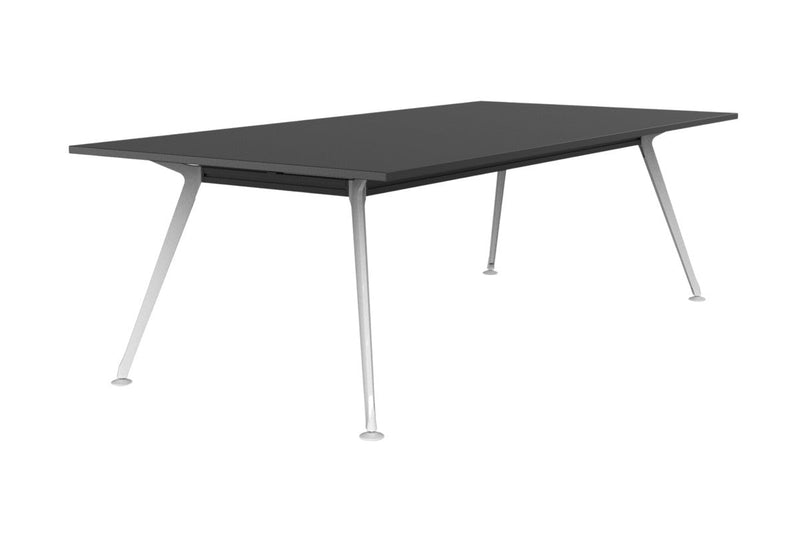 Team Boardroom Table 2400 x 1200 / Black / White
