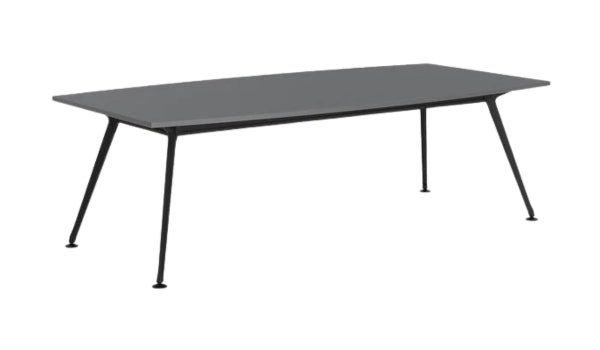 Team Boardroom Table 2400 x 1200 / Silver / Black