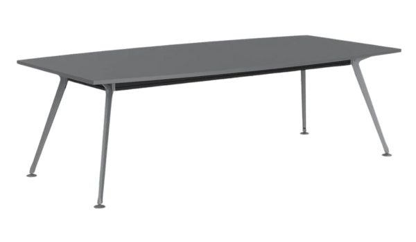 Team Boardroom Table 2400 x 1200 / Silver / Silver