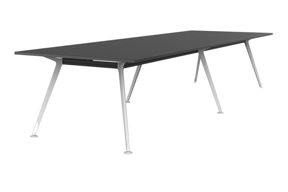 Team Boardroom Table 3600 x 1200 / Black / White