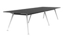 Team Boardroom Table 3600 x 1200 / Black / White