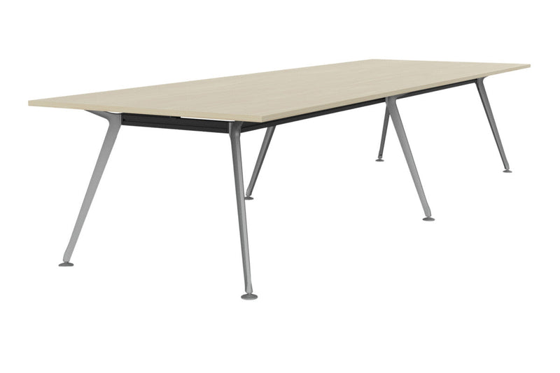 Team Boardroom Table 3600 x 1200 / Nordic Maple / Silver