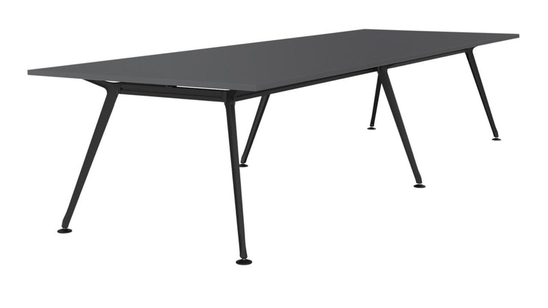 Team Boardroom Table 3600 x 1200 / Silver / Black