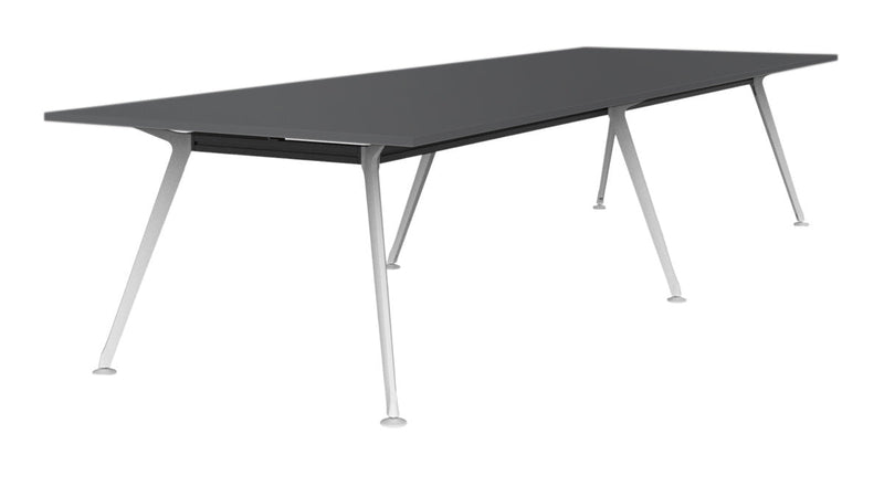 Team Boardroom Table 3600 x 1200 / Silver / White