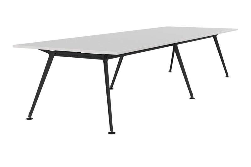 Team Boardroom Table 3600 x 1200 / White / Black