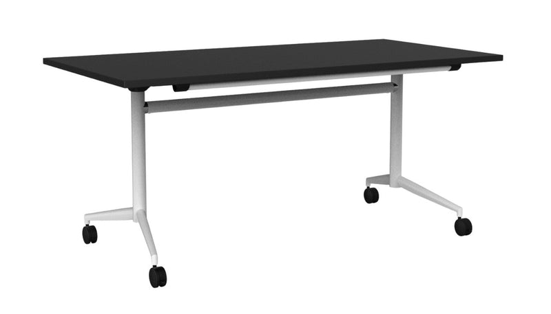 Team Flip Table Rectangle 1600 x 800 / Black / White