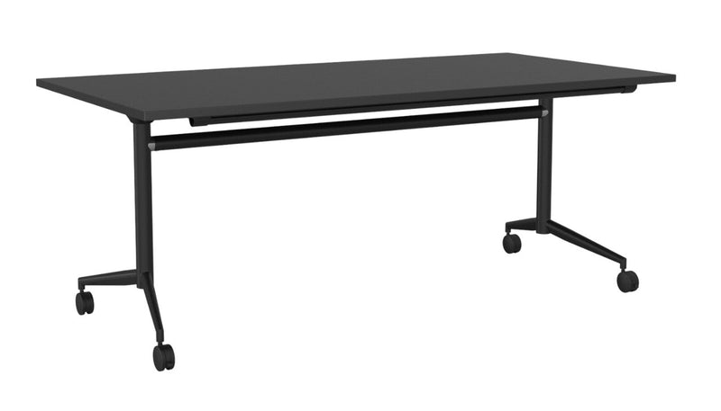 Team Flip Table Rectangle 1800 x 900 / Black / Black