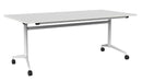 Team Flip Table Rectangle 1800 x 900 / White / White