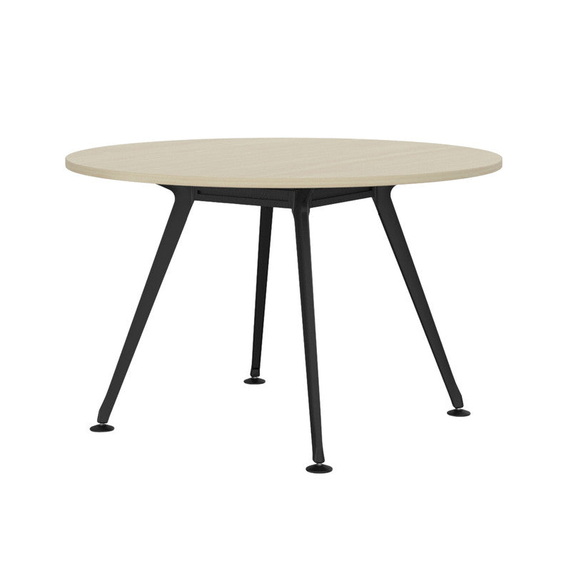 Team Round Meeting Table Nordic Maple / Black