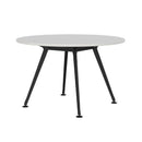 Team Round Meeting Table White / Black