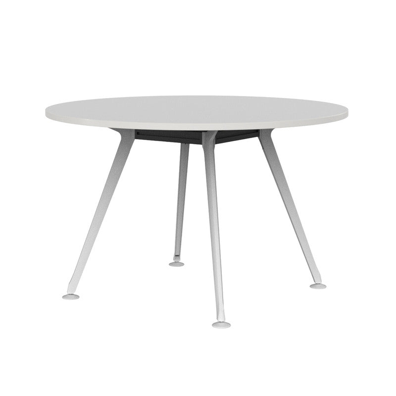 Team Round Meeting Table White / White