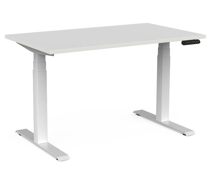 Velocity 3 Column Electric Desk Standard 1200 x 700 / White / White