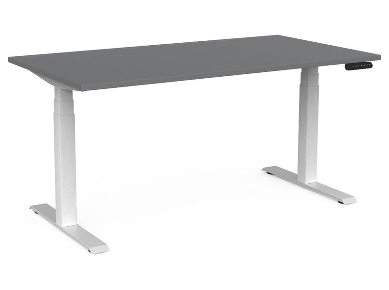 Velocity 3 Column Electric Desk Standard 1500 x 800 / White / White