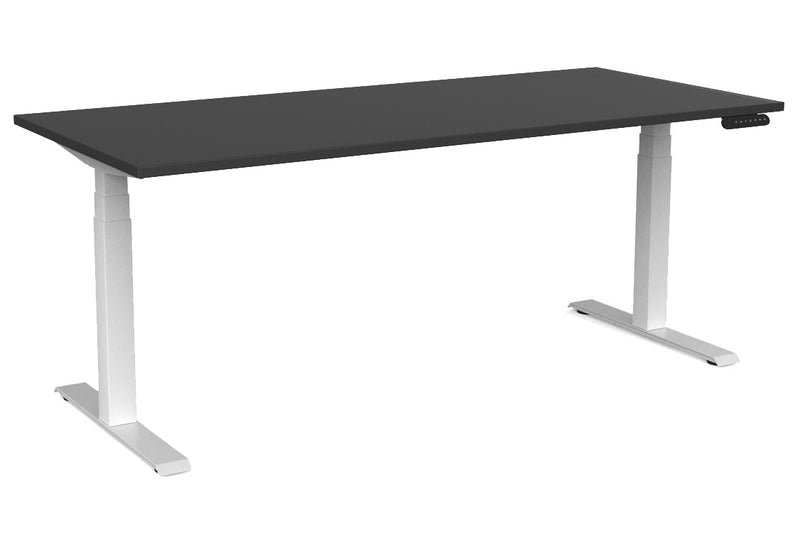 Velocity 3 Column Electric Desk Standard 1800 x 800 / Black / White