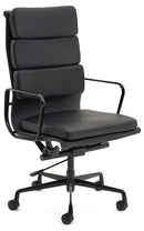 Vogue Chair High Back / Black Leather / Unassembled