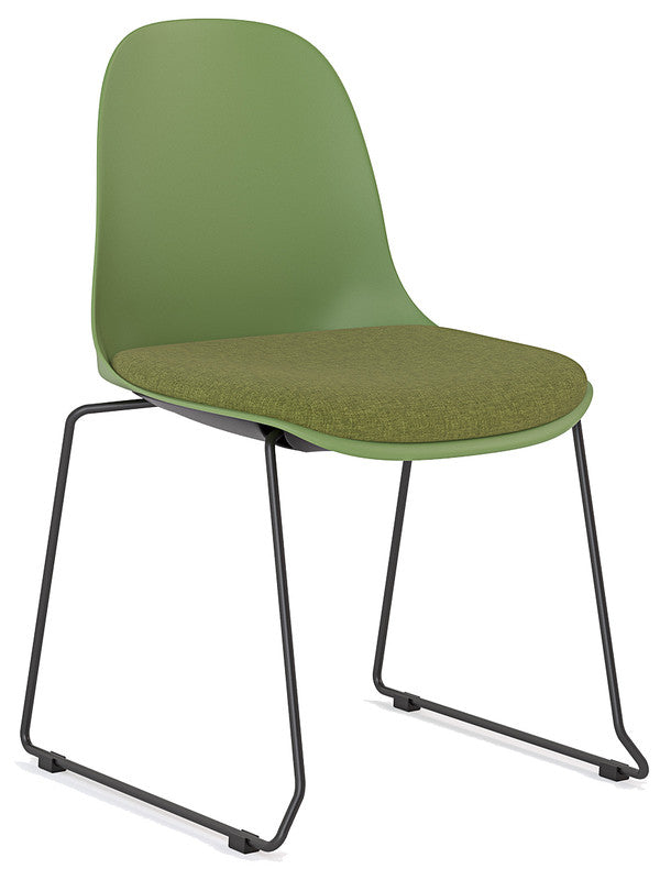Willow Visitor Chair Royal Blue / Black
