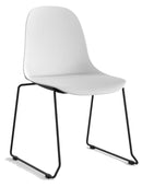 Willow Visitor Chair Steel Blue / Black