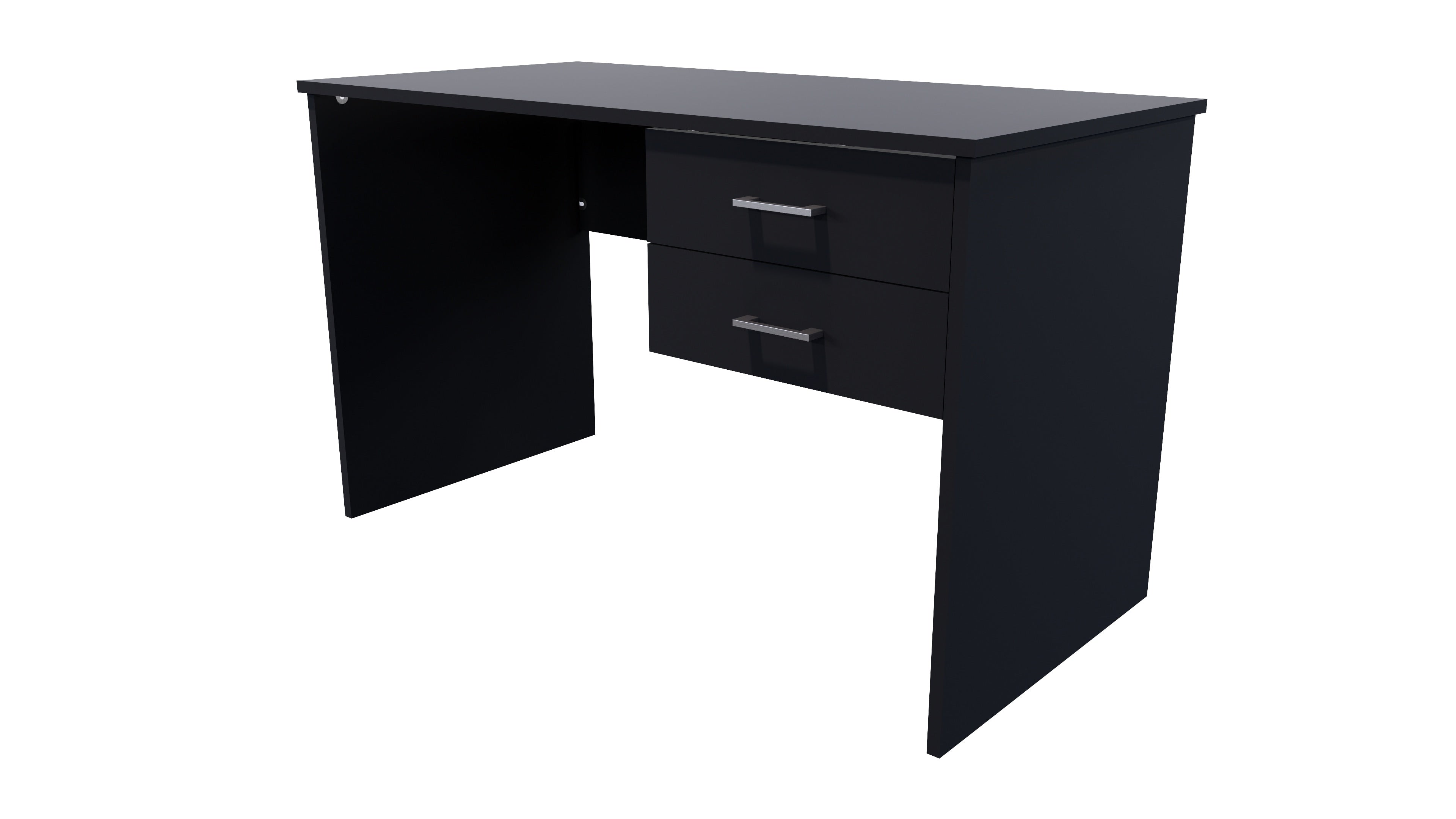 Zealand 2 Drawer Computer Desk Black