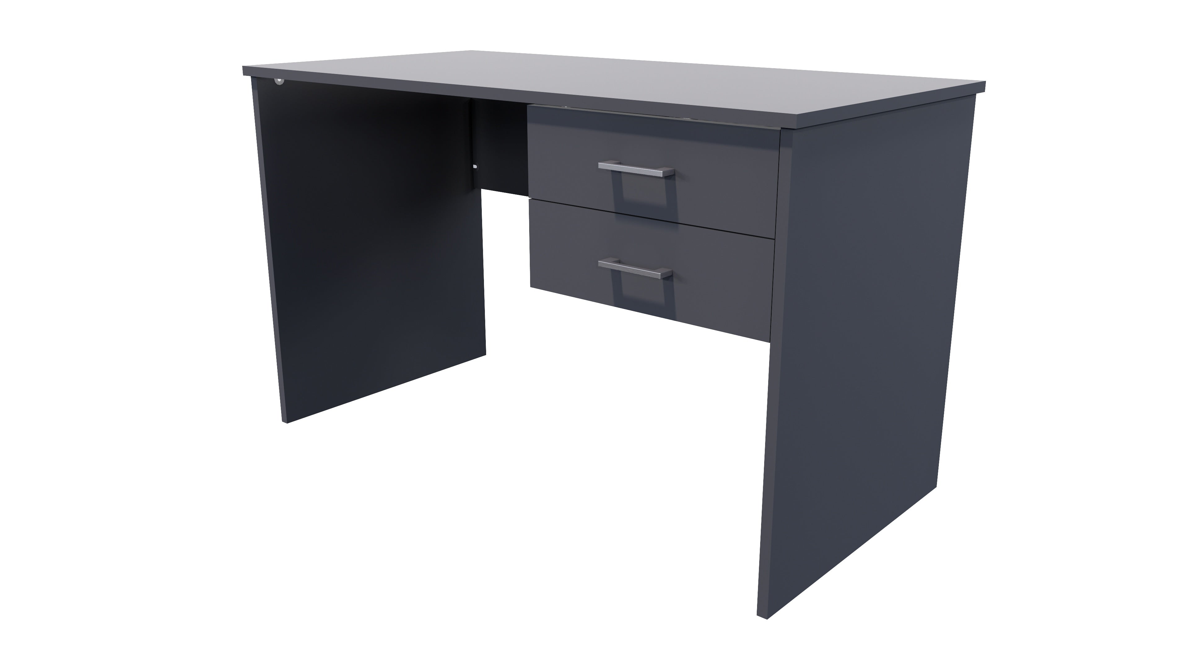 Zealand 2 Drawer Computer Desk Carbon