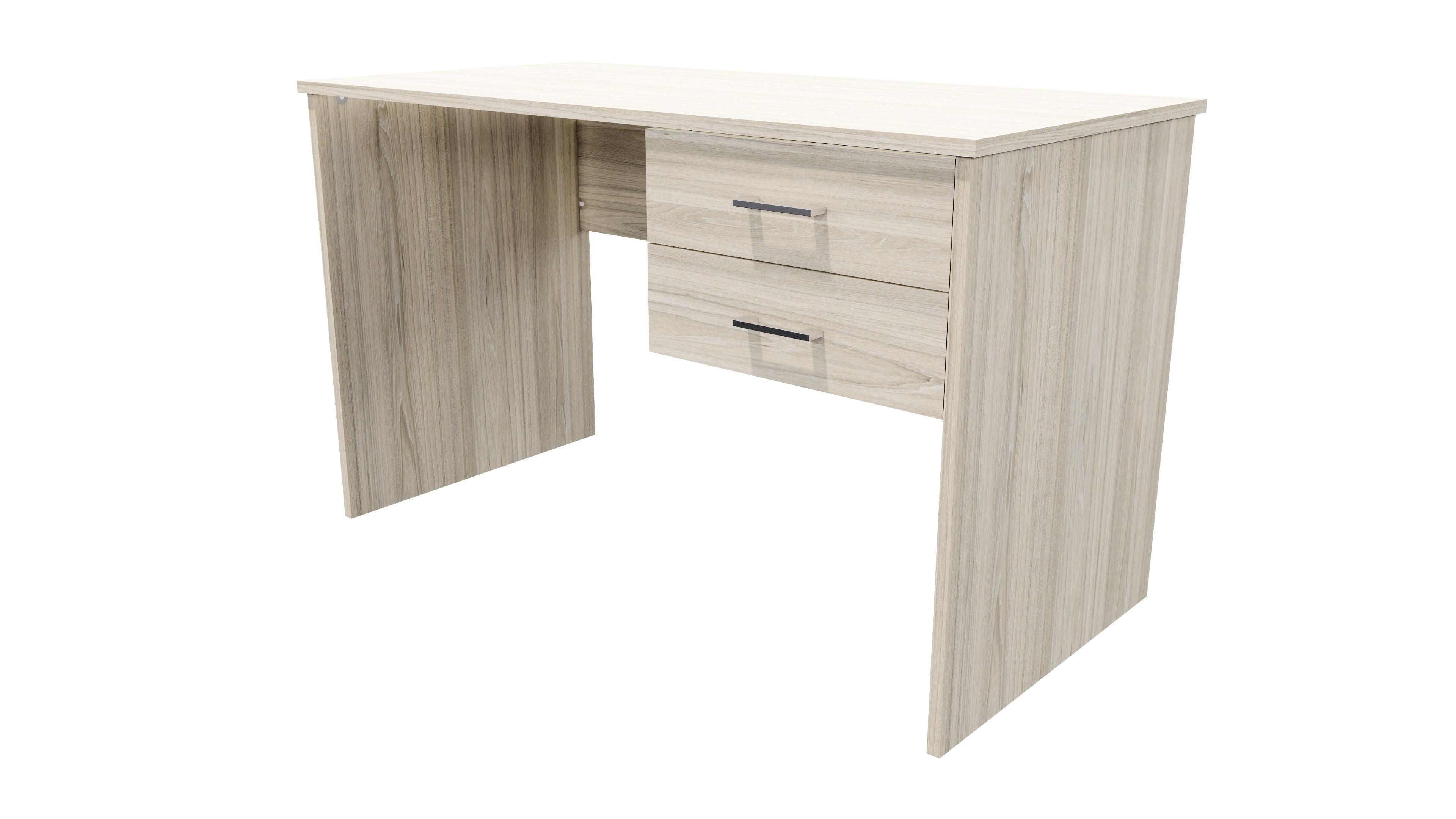 Zealand 2 Drawer Computer Desk Coastal Elm