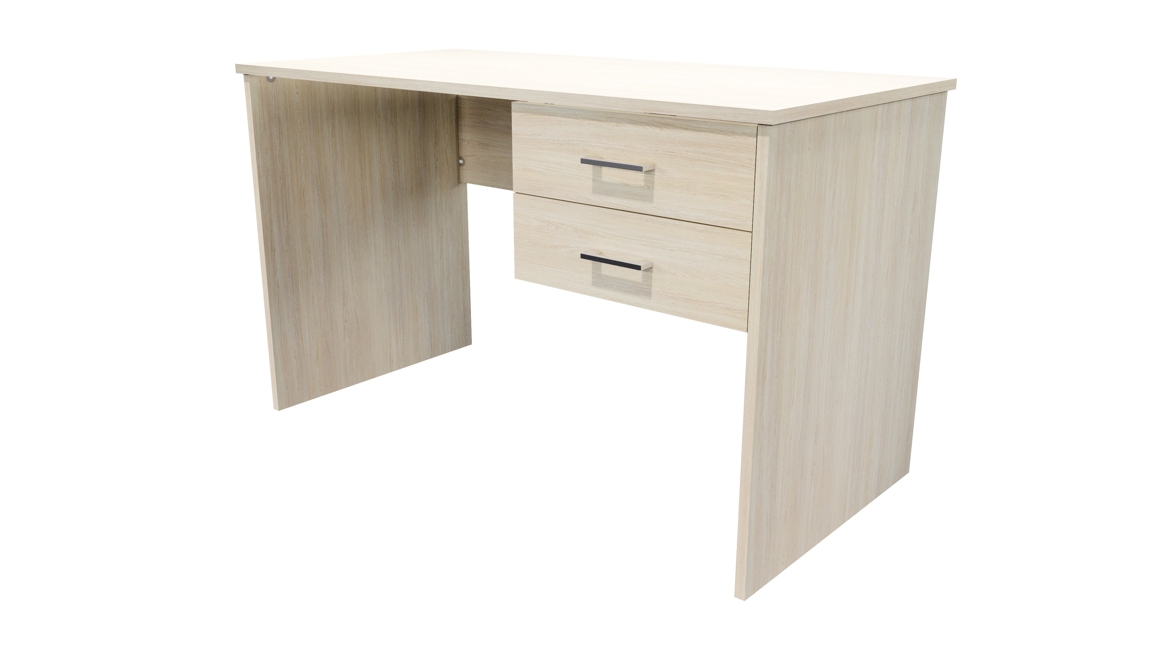 Zealand 2 Drawer Computer Desk Seasoned Oak