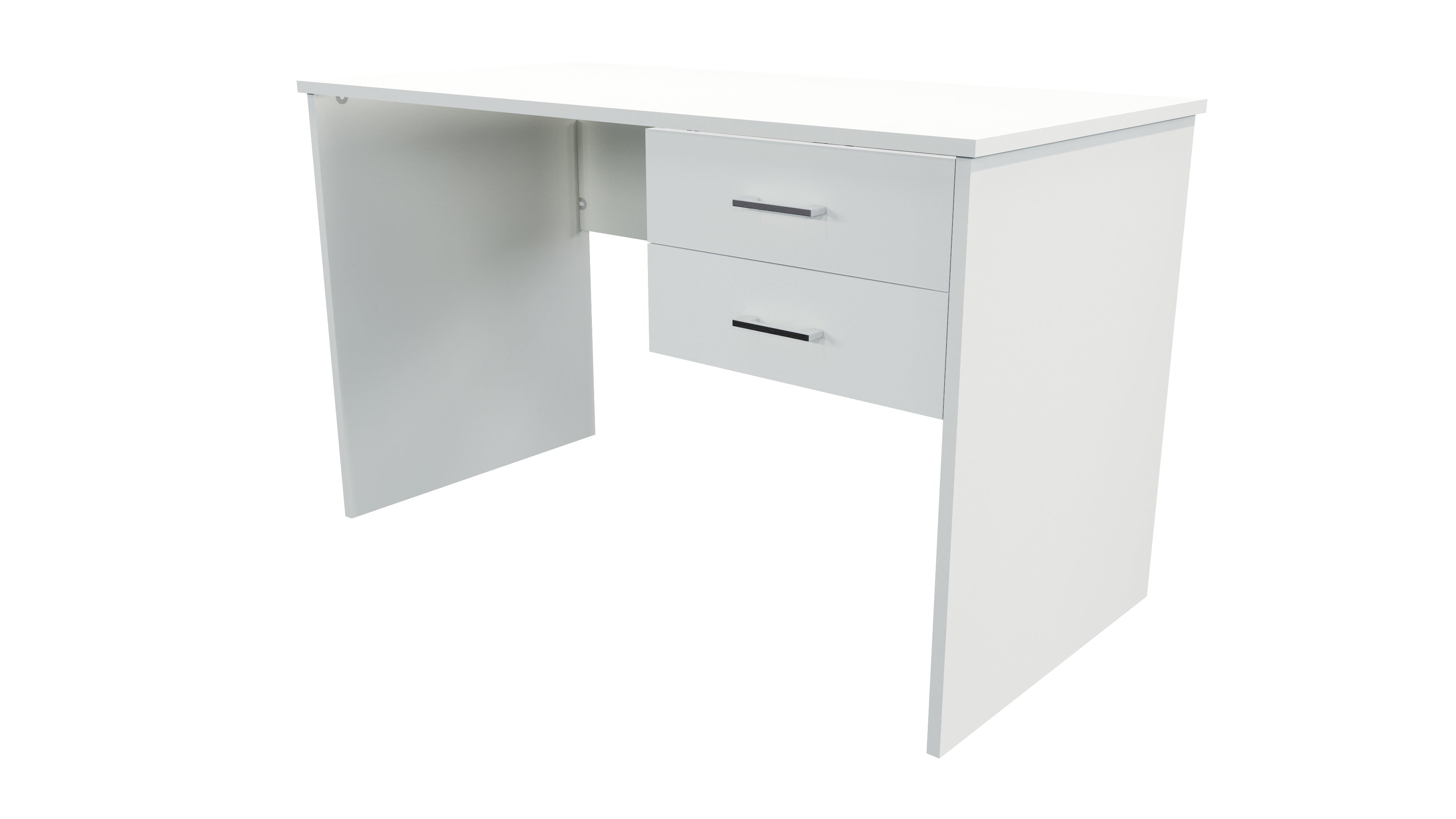 Zealand 2 Drawer Computer Desk White