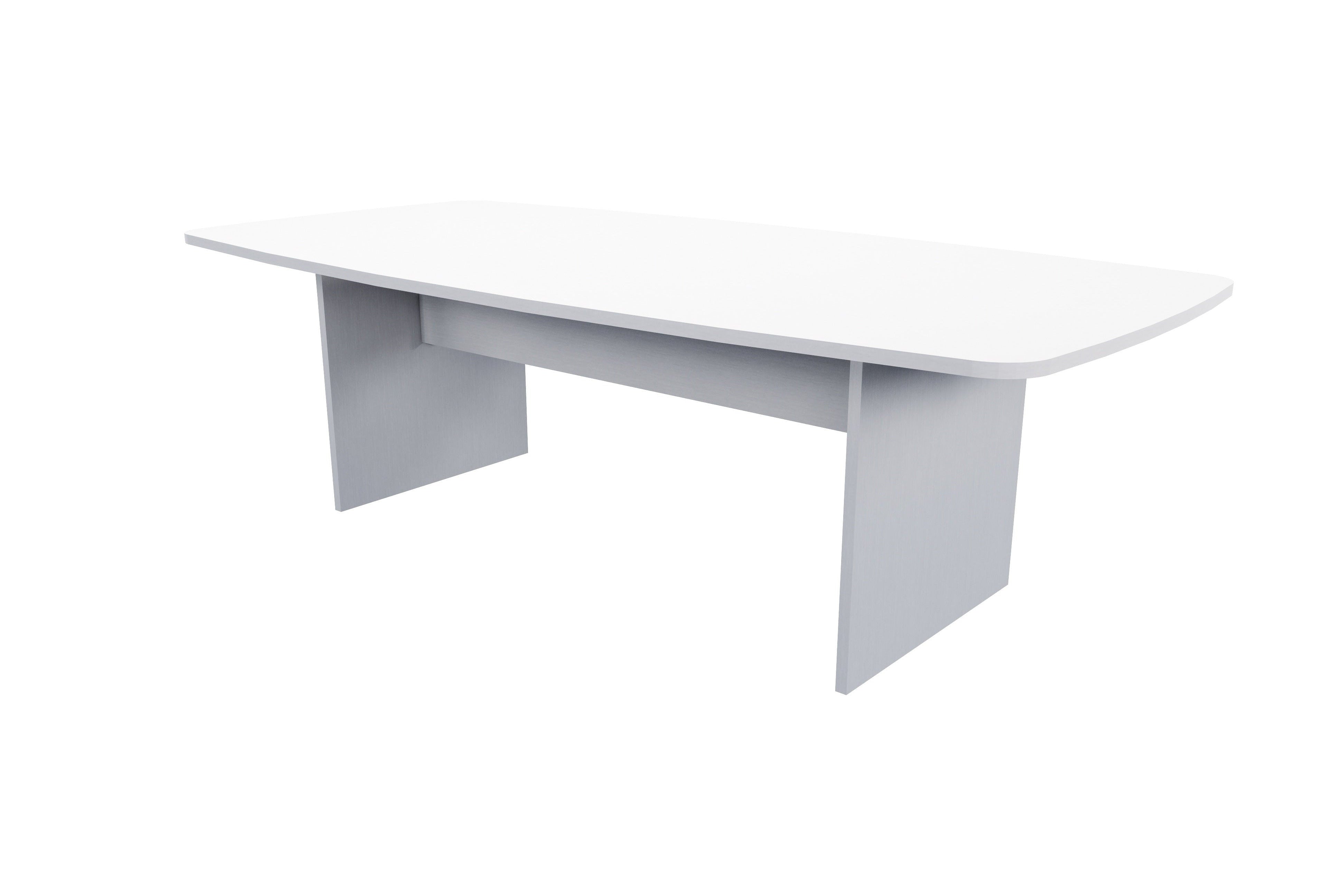 Zealand Boardroom Table 2400x1200 / Silver Strata