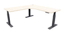 Zealand Electric Workstation 1500x1500x700 / Black / Aged Ash