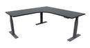 Zealand Electric Workstation 1500x1500x700 / Black / Carbon