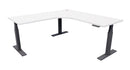 Zealand Electric Workstation 1500x1500x700 / Black / Silver Haze